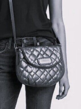 MARC BY MARC JACOBS Natasha Quilted Crossbody Bag Black